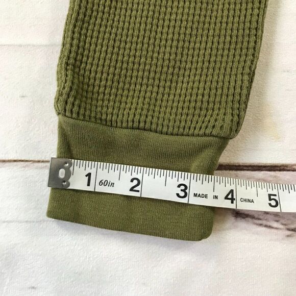 Cotton Citizen Women Waffle Knit Olive Green Jogger Pants Small - Picture 11 of 13